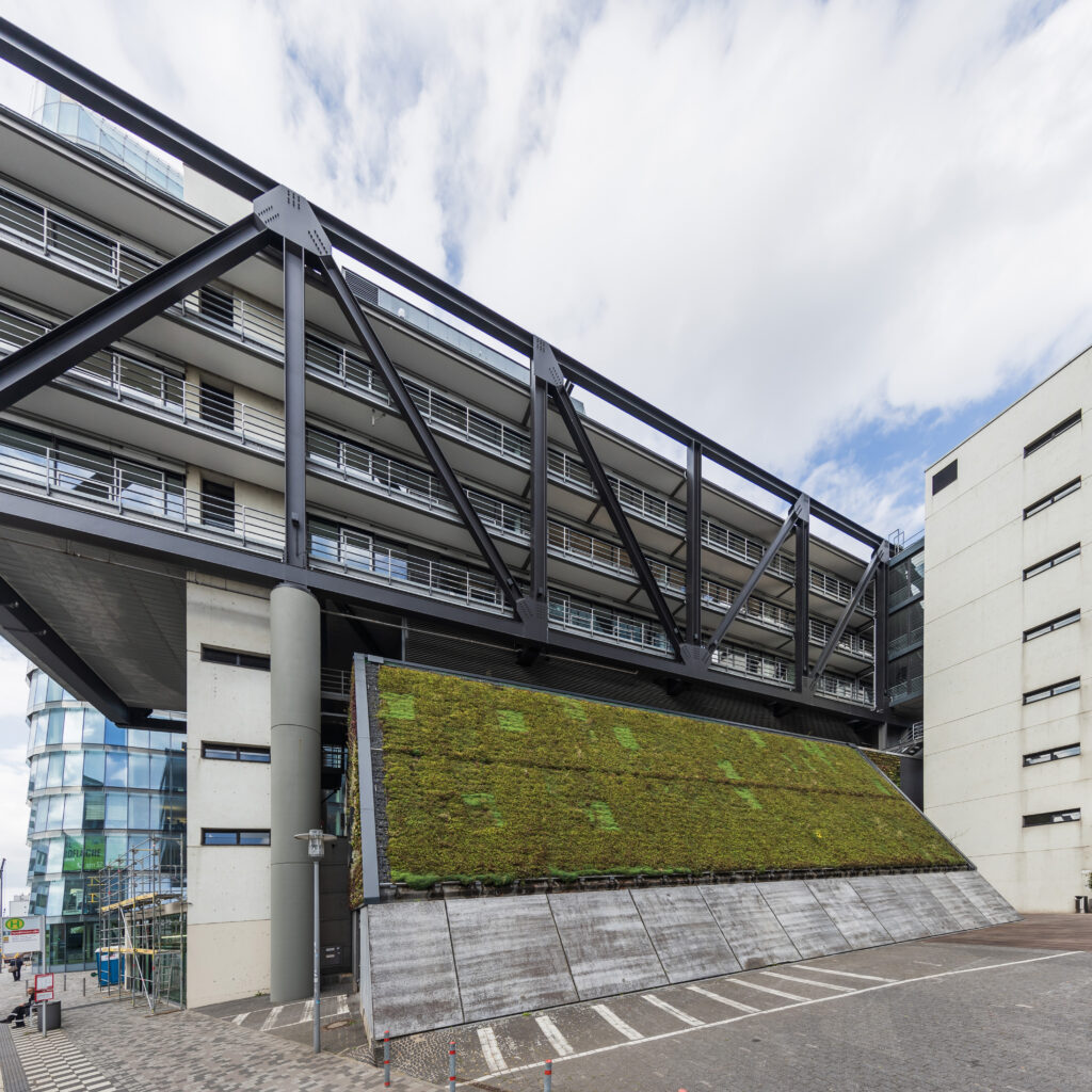 Wolkenbügel, Düsseldorf – Dachbegrünung